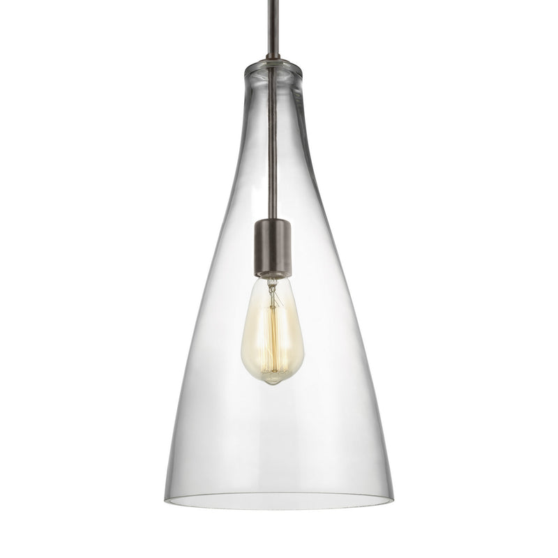Visual Comfort Studio 6537001-710 Arilda One Light Pendant, Bronze Alternate Image.jpg