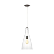 Visual Comfort Studio 6537001-710 Arilda One Light Pendant, Bronze Main Image.jpg