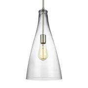 Visual Comfort Studio 6537001-962 Arilda One Light Pendant, Brushed Nickel Alternate Image.jpg