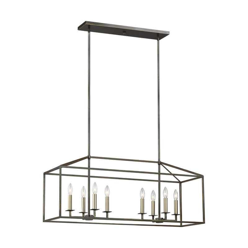 Generation Lighting 6615008EN-710 Perryton Eight Light Island Pendant, Bronze Alternate Image.jpg