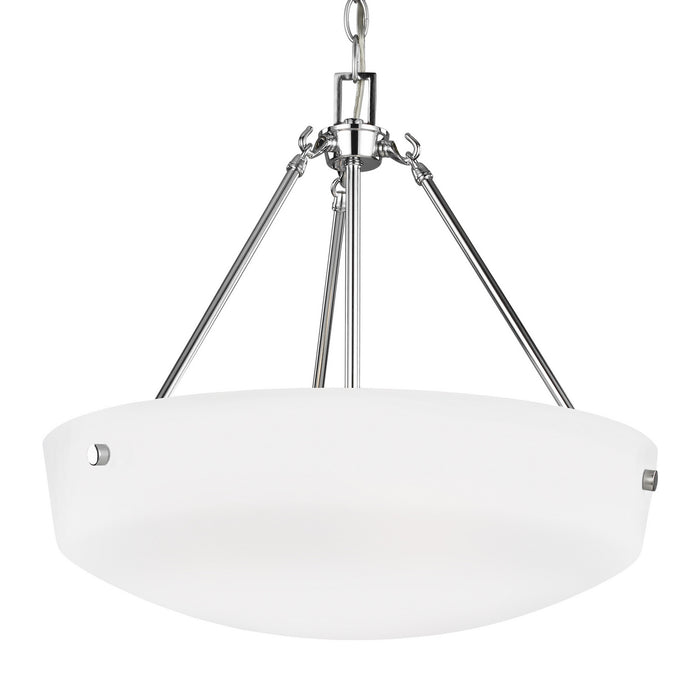 Generation Lighting 6615203-05 Kerrville Three Light Pendant, Chrome Alternate Image.jpg