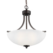 Generation Lighting 6616503-710 Geary Three Light Pendant, Bronze Alternate Image.jpg