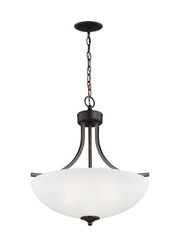 Generation Lighting 6616503EN3-710 Geary Three Light Pendant, Bronze Main Image.jpg