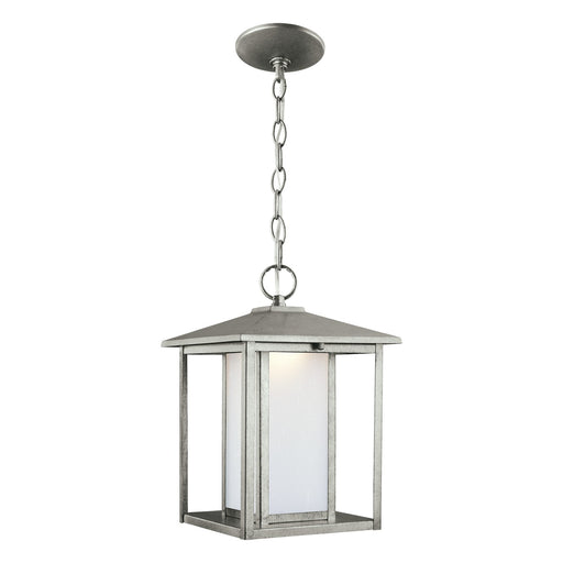 Generation Lighting 6902997S-57 Hunnington LED Outdoor Pendant, Weathered Pewter Main Image.jpg