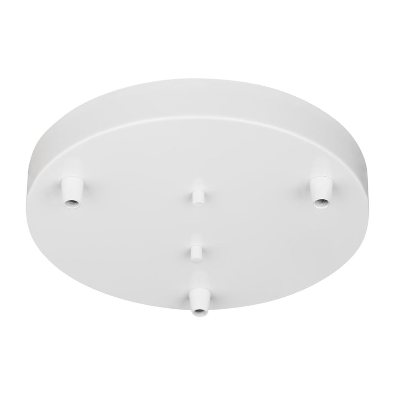 Generation Lighting 7449403-15 Multi-Port Canopy Three Light Cluster Canopy, White Main Image.jpg