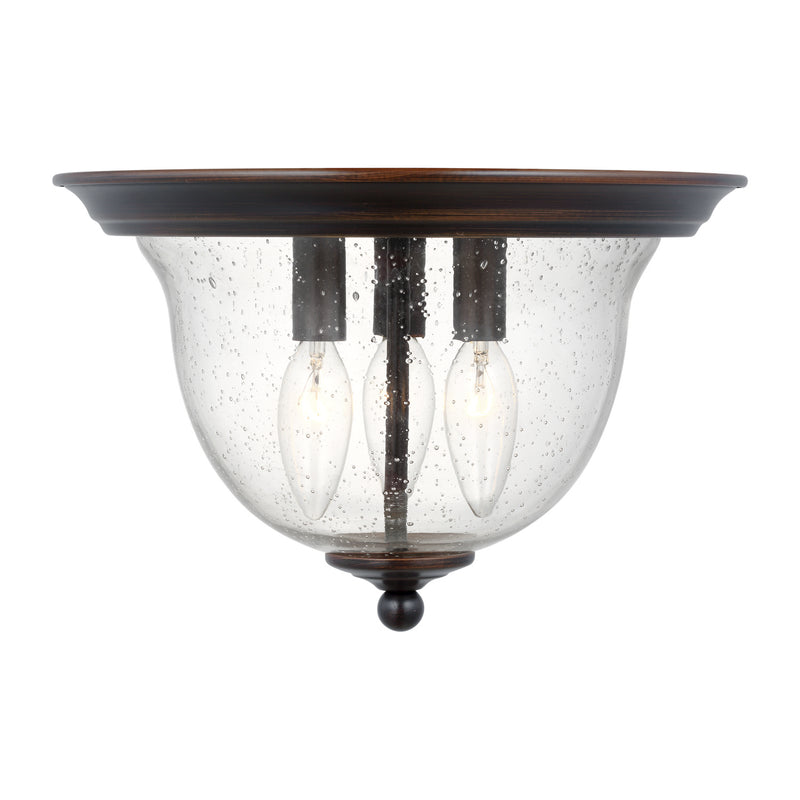 Generation Lighting 7514503EN-710 Belton Three Light Ceiling Flush Mount, Bronze Main Image.jpg