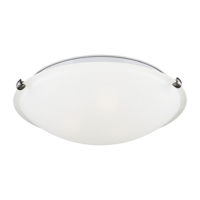 Generation Lighting 7643593S-962 Clip Ceiling Flush Mount LED Flush Mount, Brushed Nickel Main Image.jpg