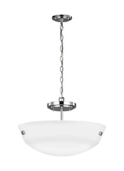 Generation Lighting 7715202-05 Kerrville Two Light Semi-Flush Convertible Pendant, Chrome Main Image.jpg