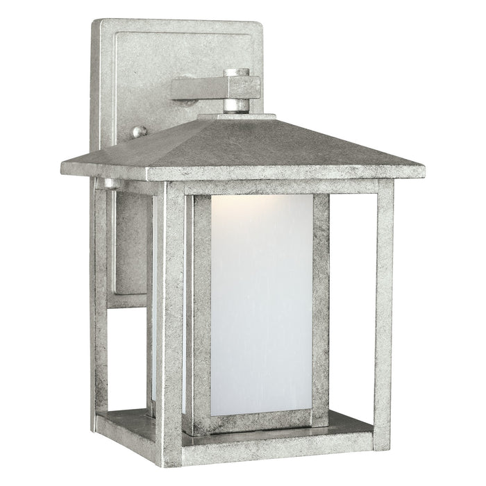 Generation Lighting 8902997S-57 Hunnington LED Outdoor Wall Lantern, Weathered Pewter Main Image.jpg