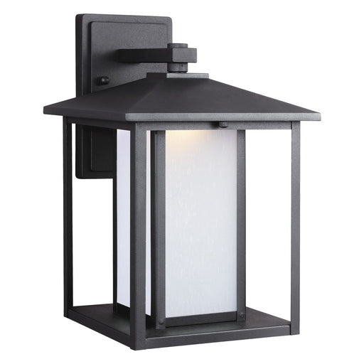 Generation Lighting 8903197S-12 Hunnington LED Outdoor Wall Lantern, Black Main Image.jpg