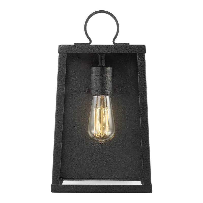 Visual Comfort Studio 8637101-12 Marinus One Light Outdoor Wall Lantern, Black Alternate Image.jpg
