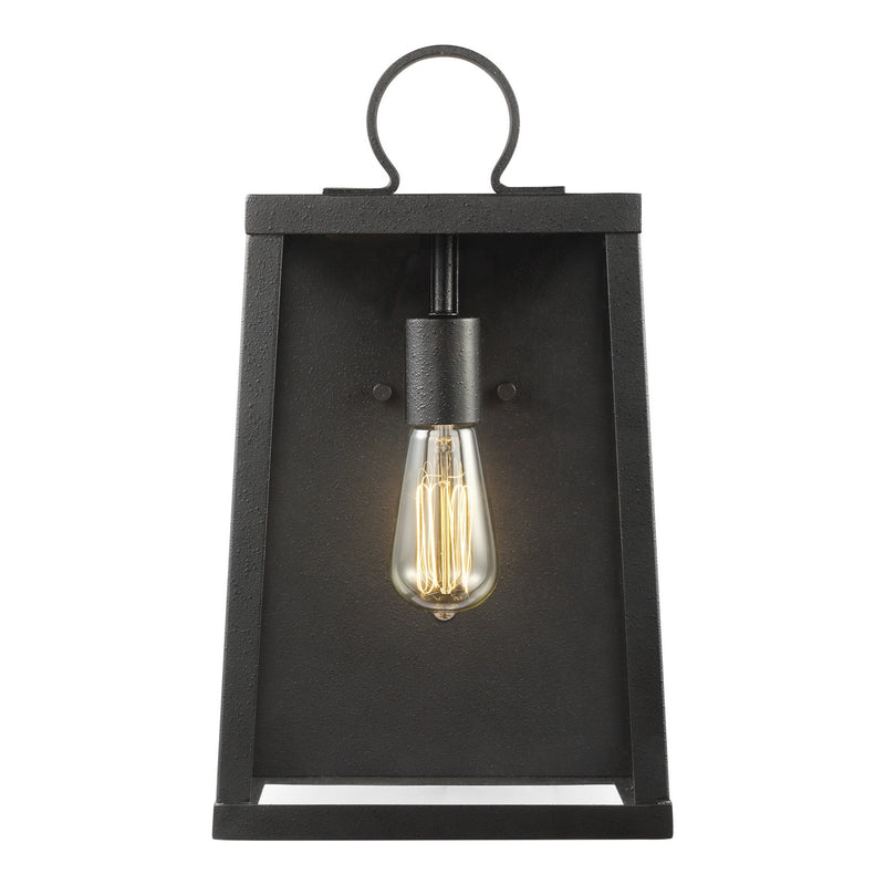 Visual Comfort Studio 8737101-12 Marinus One Light Outdoor Wall Lantern, Black Alternate Image.jpg