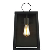 Visual Comfort Studio 8737101-12 Marinus One Light Outdoor Wall Lantern, Black Main Image.jpg