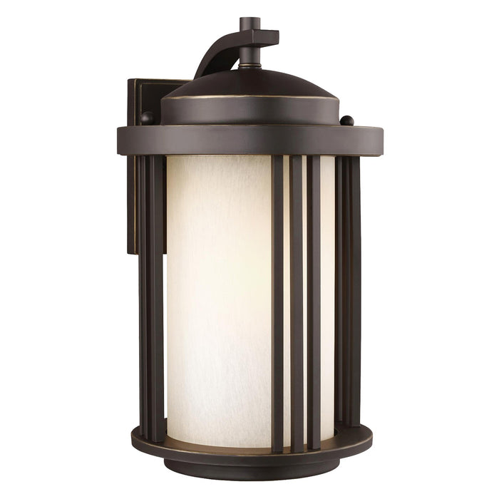 Generation Lighting 8747901DEN3-71 Crowell One Light Outdoor Wall Lantern, Antique Bronze Main Image.jpg