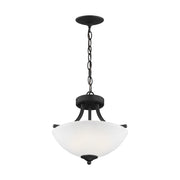 Generation Lighting 7716502EN3-112 Geary Two Light Semi-Flush Convertible Pendant, Midnight Black Alternate Image.jpg