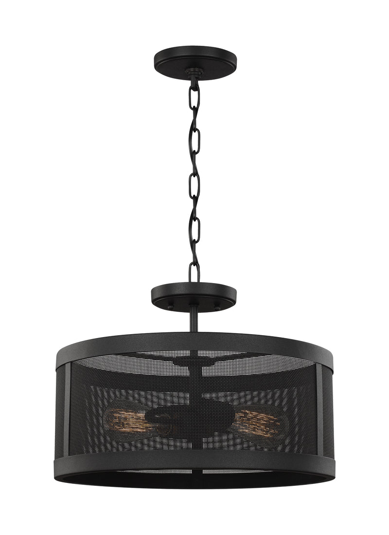 Visual Comfort Studio 7728502-12 Gereon Two Light Semi-Flush Convertible Pendant, Black Main Image.jpg