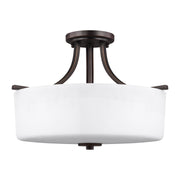 Generation Lighting 7728803-710 Canfield Three Light Semi-Flush Mount, Bronze Main Image.jpg