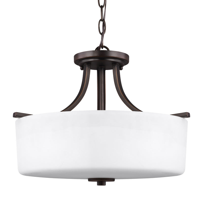 Generation Lighting 7728803EN3-710 Canfield Three Light Semi-Flush Mount, Bronze Alternate Image 2.jpg