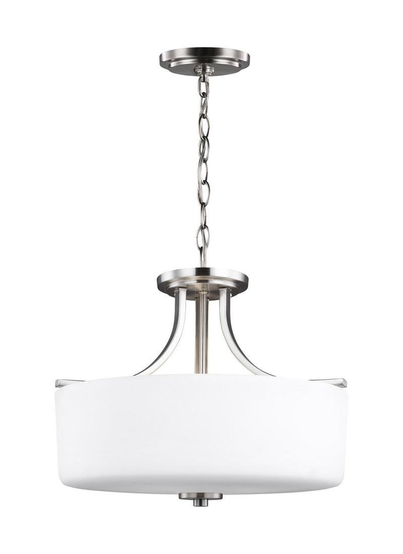 Generation Lighting 7728803EN3-962 Canfield Three Light Semi-Flush Mount, Brushed Nickel Alternate Image.jpg