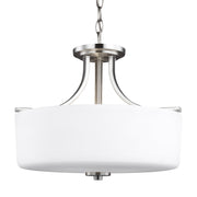 Generation Lighting 7728803EN3-962 Canfield Three Light Semi-Flush Mount, Brushed Nickel Alternate Image 2.jpg