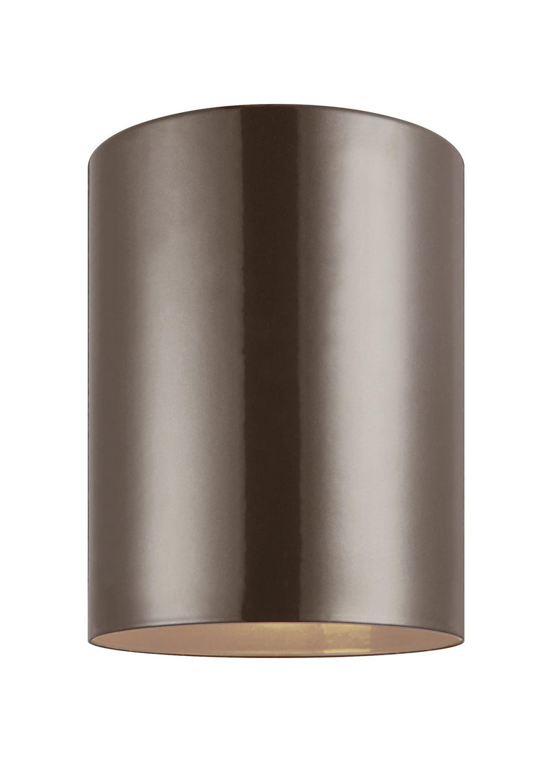 Visual Comfort Studio 7813897S-10 Outdoor Cylinders LED Flush Mount, Bronze Main Image.jpg