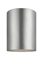 Visual Comfort Studio 7813897S-753 Outdoor Cylinders LED Flush Mount, Painted Brushed Nickel Main Image.jpg
