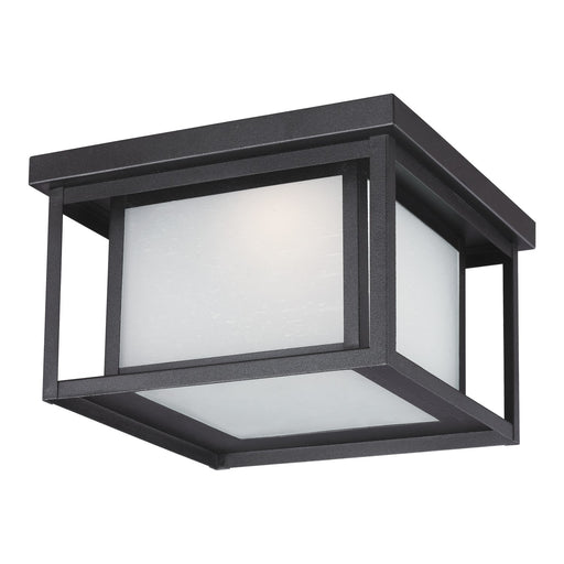 Generation Lighting 7903997S-12 Hunnington LED Outdoor Flush Mount, Black Main Image.jpg