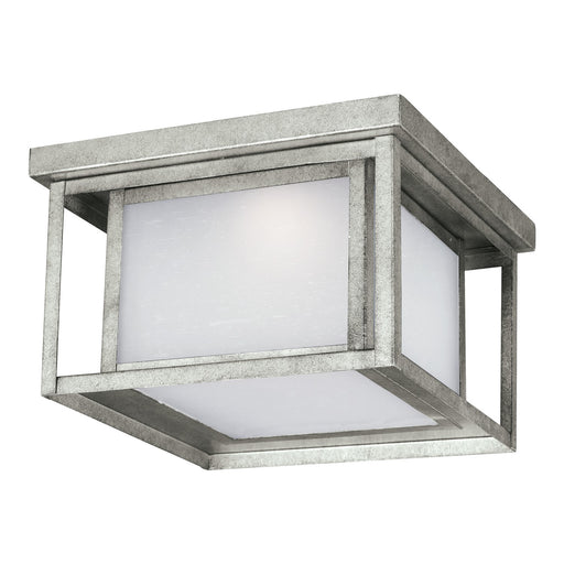 Generation Lighting 7903997S-57 Hunnington LED Outdoor Flush Mount, Weathered Pewter Main Image.jpg