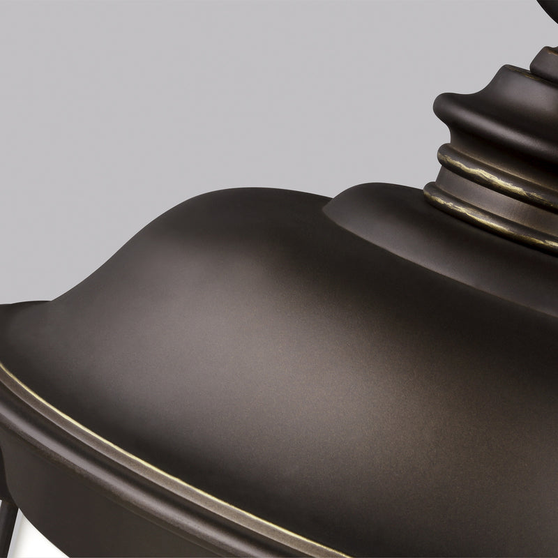 Generation Lighting 8250701-71 Calder One Light Outdoor Post Lantern, Antique Bronze Alternate Image.jpg