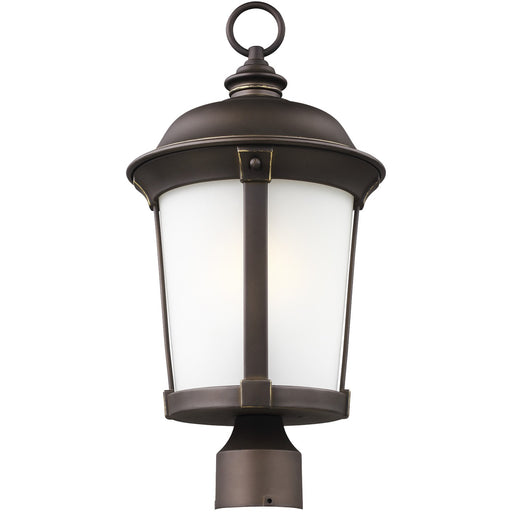 Generation Lighting 8250701-71 Calder One Light Outdoor Post Lantern, Antique Bronze Main Image.jpg