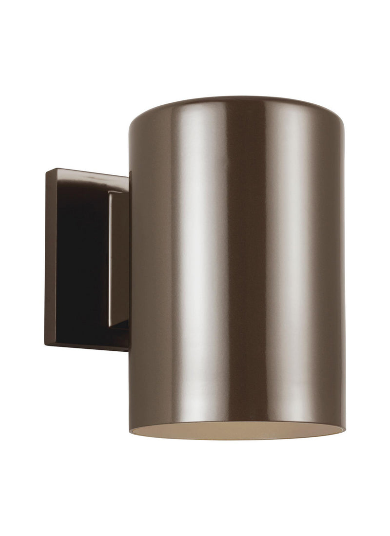 Visual Comfort Studio 8313897S-10 Outdoor Cylinders LED Outdoor Wall Lantern, Bronze Main Image.jpg