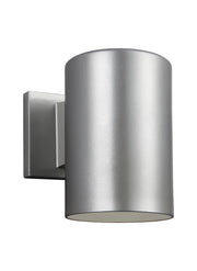 Visual Comfort Studio 8313897S-753 Outdoor Cylinders LED Outdoor Wall Lantern, Painted Brushed Nickel Main Image.jpg