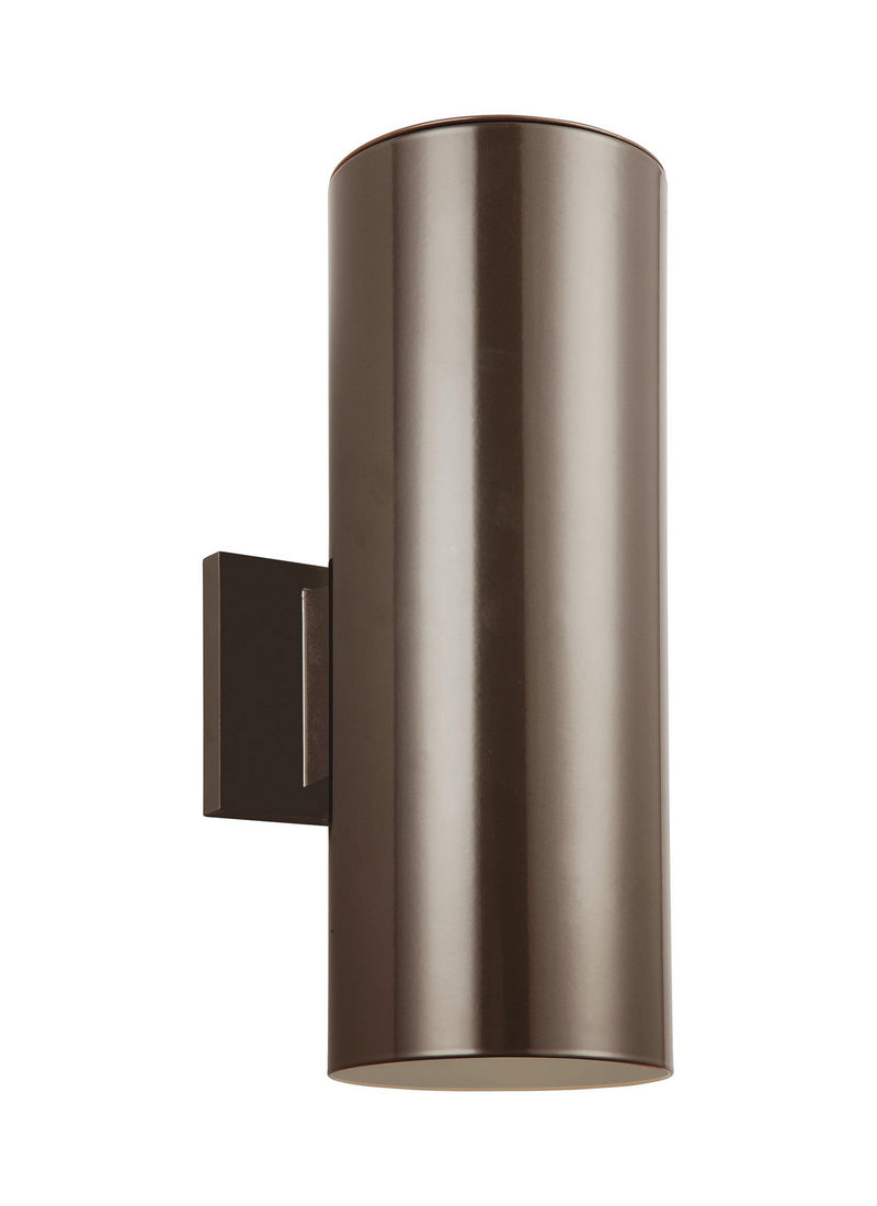 Visual Comfort Studio 8413897S-10 Outdoor Cylinders LED Outdoor Wall Lantern, Bronze Main Image.jpg