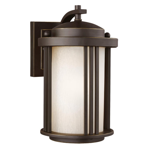 Generation Lighting 8547901DEN3-71 Crowell One Light Outdoor Wall Lantern, Antique Bronze Main Image.jpg