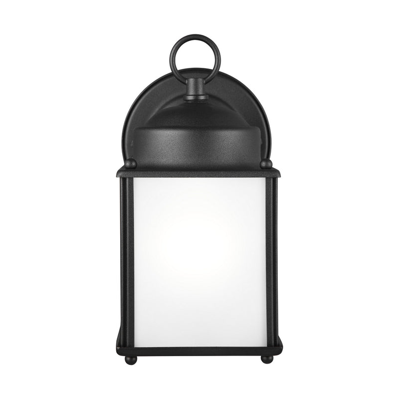 Generation Lighting 8592001EN3-12 New Castle One Light Outdoor Wall Lantern, Black Alternate Image.jpg