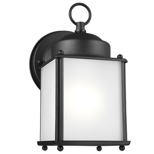 Generation Lighting 8592001EN3-12 New Castle One Light Outdoor Wall Lantern, Black Main Image.jpg