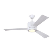 Generation Lighting 3VNR52RZWD-V1 Vision 52"Ceiling Fan, Matte White Main Image.jpg