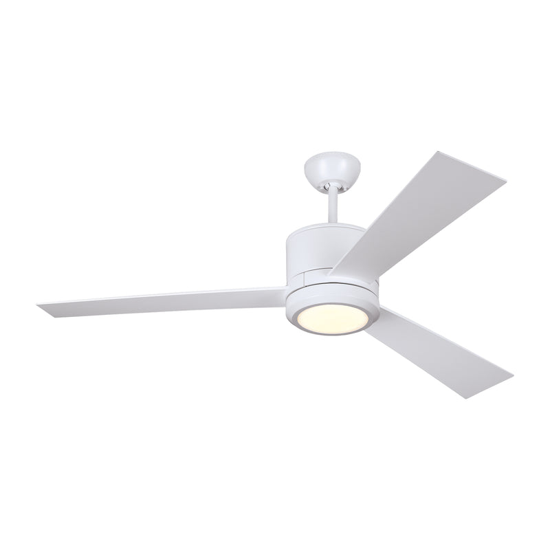 Generation Lighting 3VNR52RZWD-V1 Vision 52"Ceiling Fan, Matte White Main Image.jpg