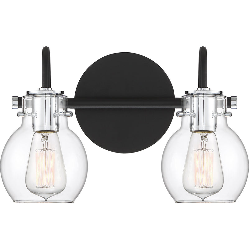 Quoizel ANW8602EK Andrews Two Light Bath Fixture, Earth Black Main Image.jpg