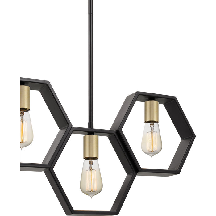 Quoizel BSK540EK Bismarck Five Light Island Chandelier, Earth Black Alternate Image 3.jpg