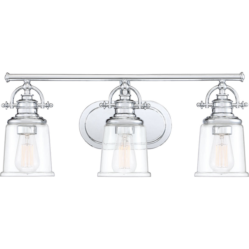 Quoizel GRT8603C Grant Three Light Bath Fixture, Polished Chrome Main Image.jpg