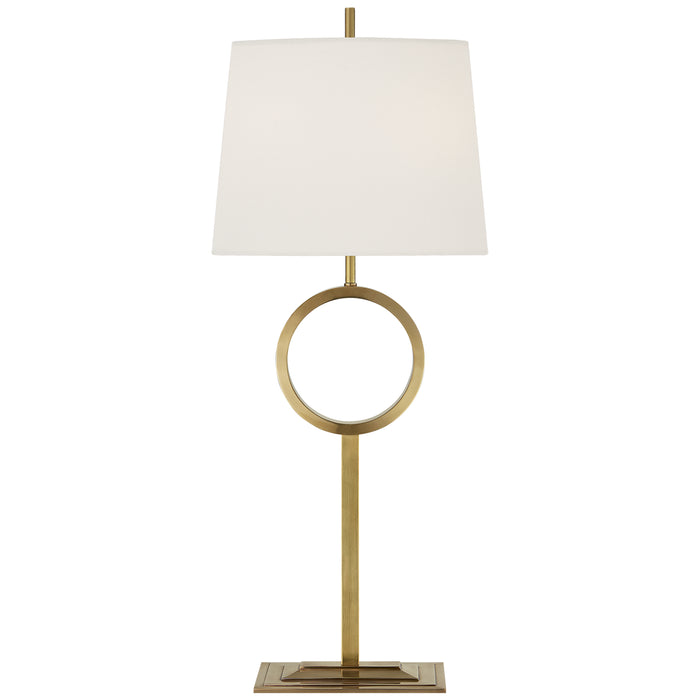 Simone One Light Buffet Lamp, Hand-Rubbed Antique Brass Main Image.jpg