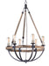 Maxim 20337WOBZ Lodge Six Light Chandelier, Weathered Oak / Bronze Main Image.jpg