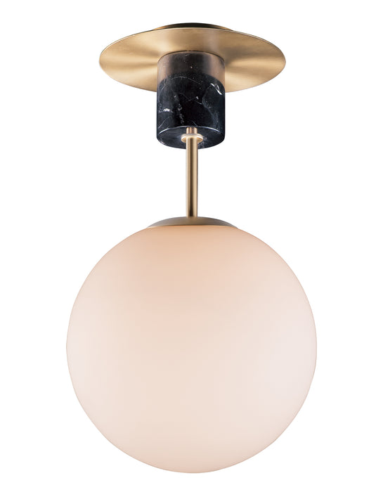 Maxim 26031SWSBRBK Vesper One Light Semi-Flush Mount, Satin Brass / Black Main Image.jpg