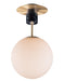 Maxim 26031SWSBRBK Vesper One Light Semi-Flush Mount, Satin Brass / Black Main Image.jpg