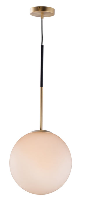 Maxim 26034SWSBRBK Vesper One Light Pendant, Satin Brass / Black Alternate Image.jpg