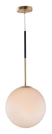 Maxim 26034SWSBRBK Vesper One Light Pendant, Satin Brass / Black Main Image.jpg