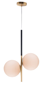 Maxim 26035SWSBRBK Vesper Two Light Pendant, Satin Brass / Black Main Image.jpg