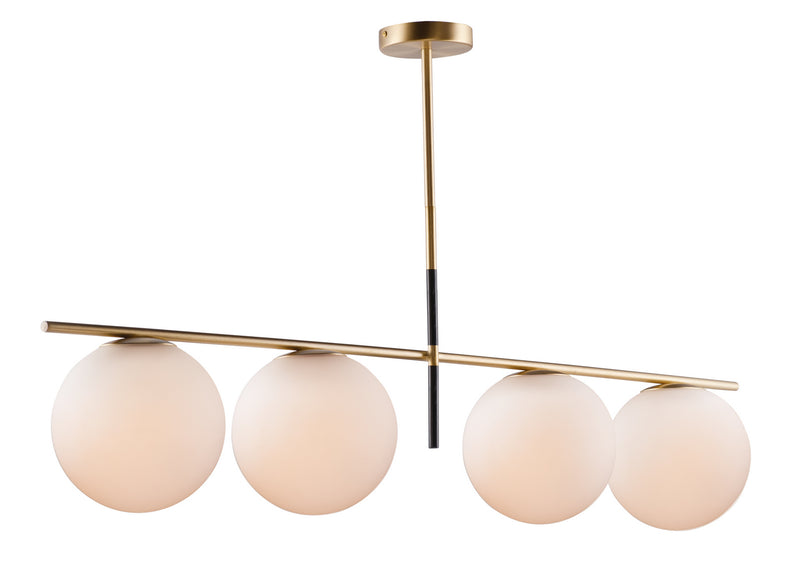 Maxim 26036SWSBRBK Vesper Four Light Pendant, Satin Brass / Black Main Image.jpg