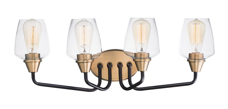 Maxim 26123CLBZAB Goblet Four Light Bath Vanity, Bronze / Antique Brass Main Image.jpg